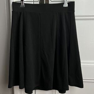 Old Navy Women's Stretchy A-Line Solid Black Above-Knee Mini Skirt XS